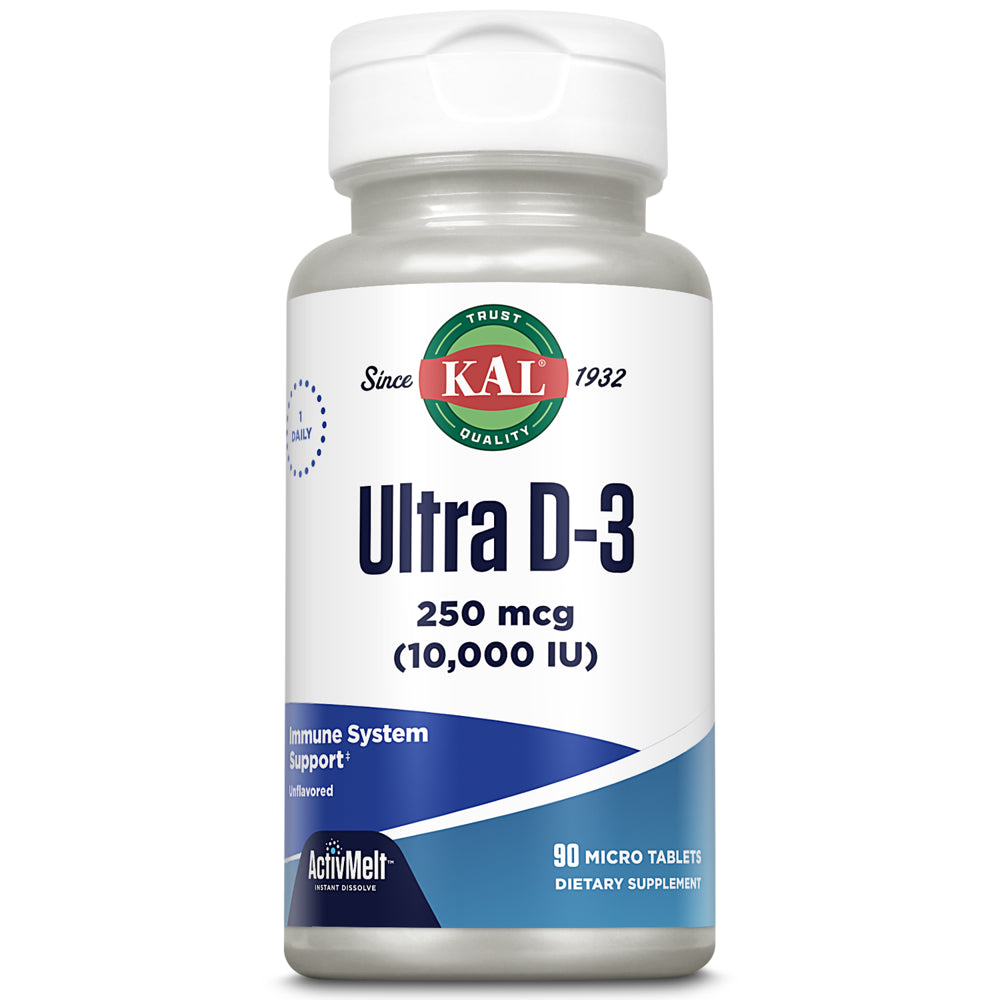 KAL Ultra D-3 10000 IU Activmelt 10000Iu 90Ct