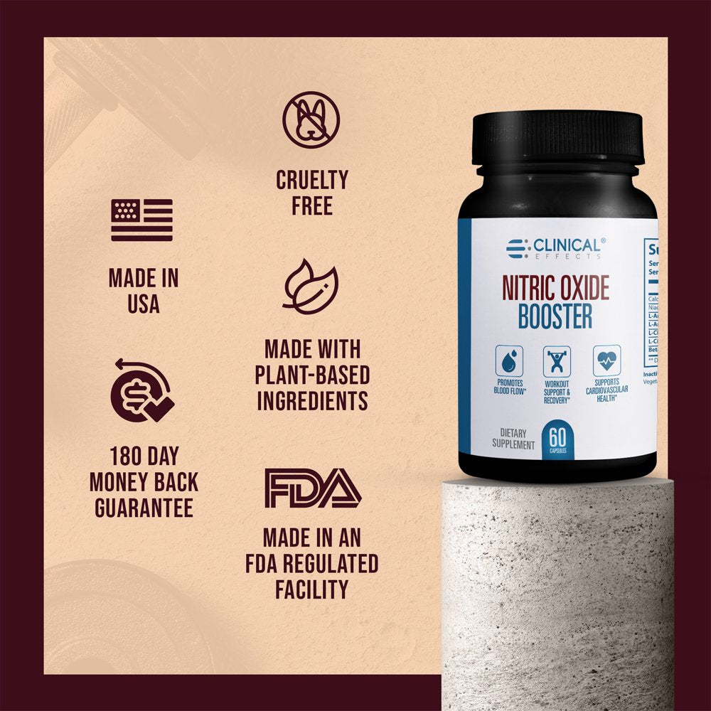 Clinical Effects Nitric Oxide Booster