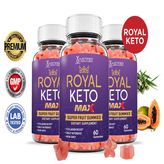 (3 Pack) Royal Keto Max Gummies Dietary Supplement 180 Gummys - Nutricity.com.au