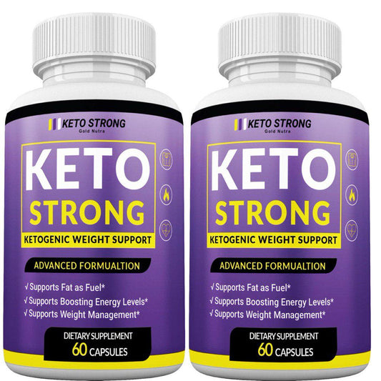 (2 Pack) Official Keto Strong Pills, 2022 Formula, Dietary Supplement - Nutricity.com.au