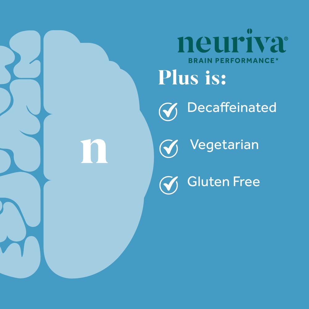 Neuriva plus Brain Health Support Strawberry Gummies (50 Count), Brain Support with Phosphatidylserine, Vitamin B6 & Decaffeinated, Clinically Tested Coffee Cherry, 2 Pack