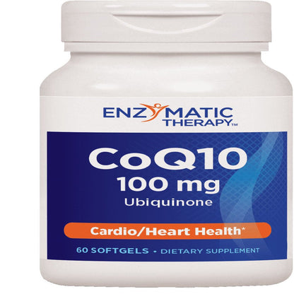 Enzymatic Therapy Coq10 100 Mg Softgels, 60 Ct