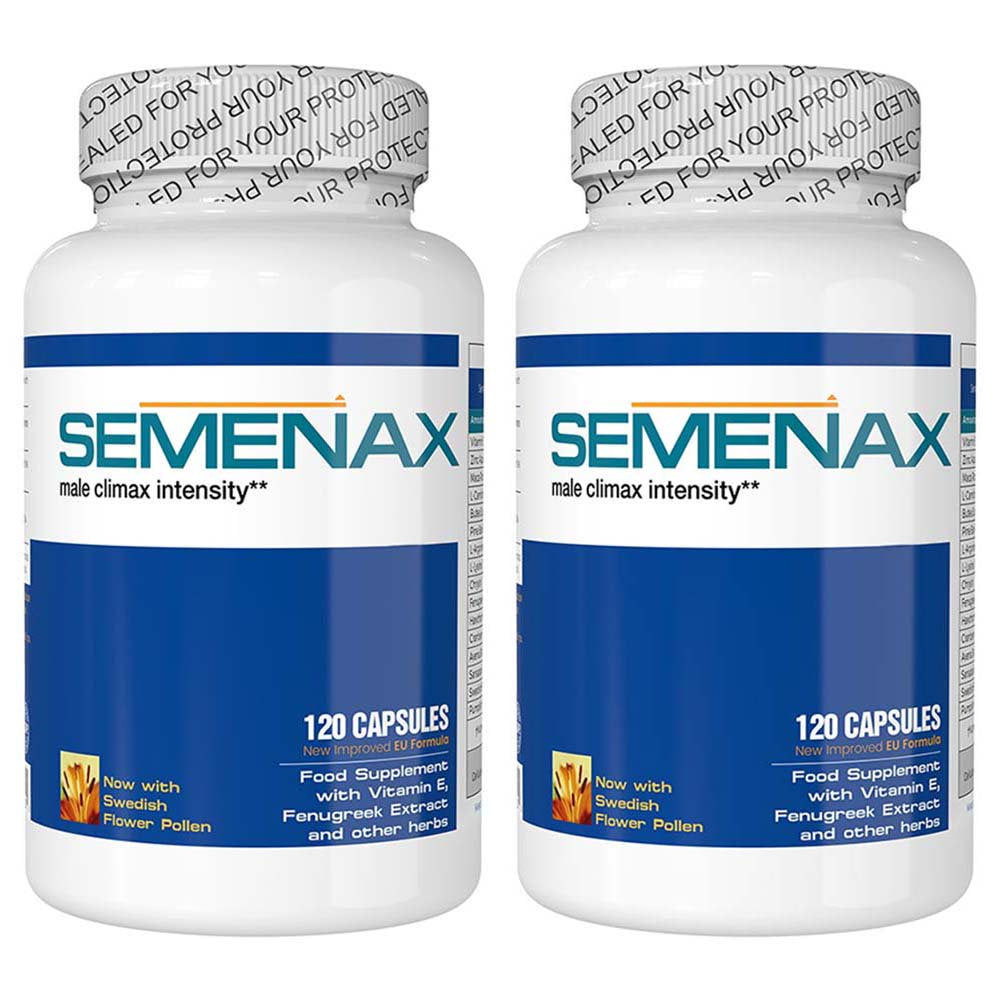 Semenax Natural Daily Supplement 2 Month Supply (120 Capsules per Bottle)