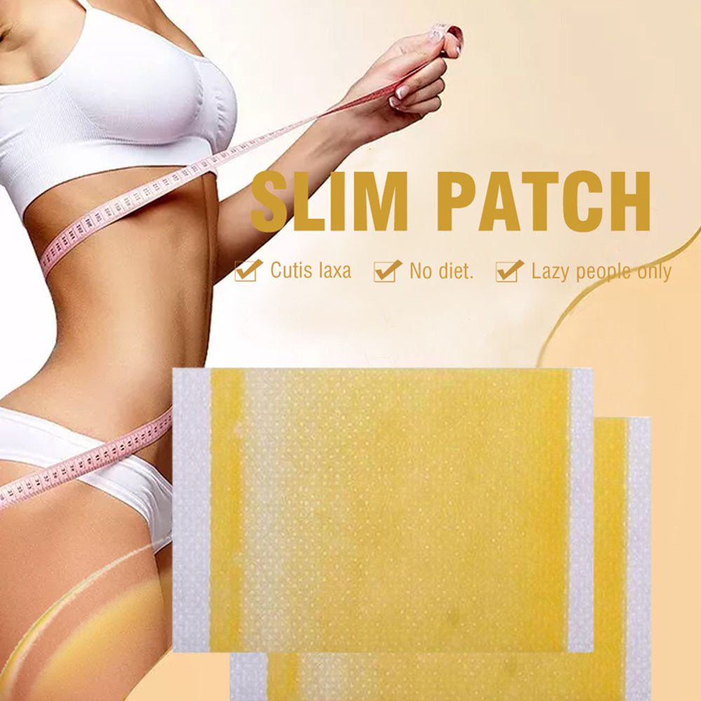 Chinatera 50Pcs Lazy Slimming Belly Patch Fast Burning Fat Lose Weight Navel Sticker