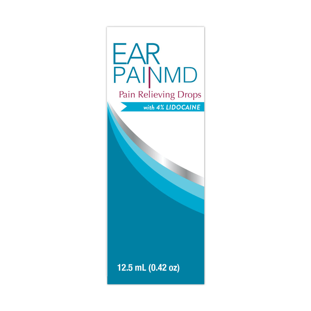 Eosera Ear Pain MD, Maximum Strength Ear Pain Relief Drops with 4% Lidocaine, .5 Fl. Oz.