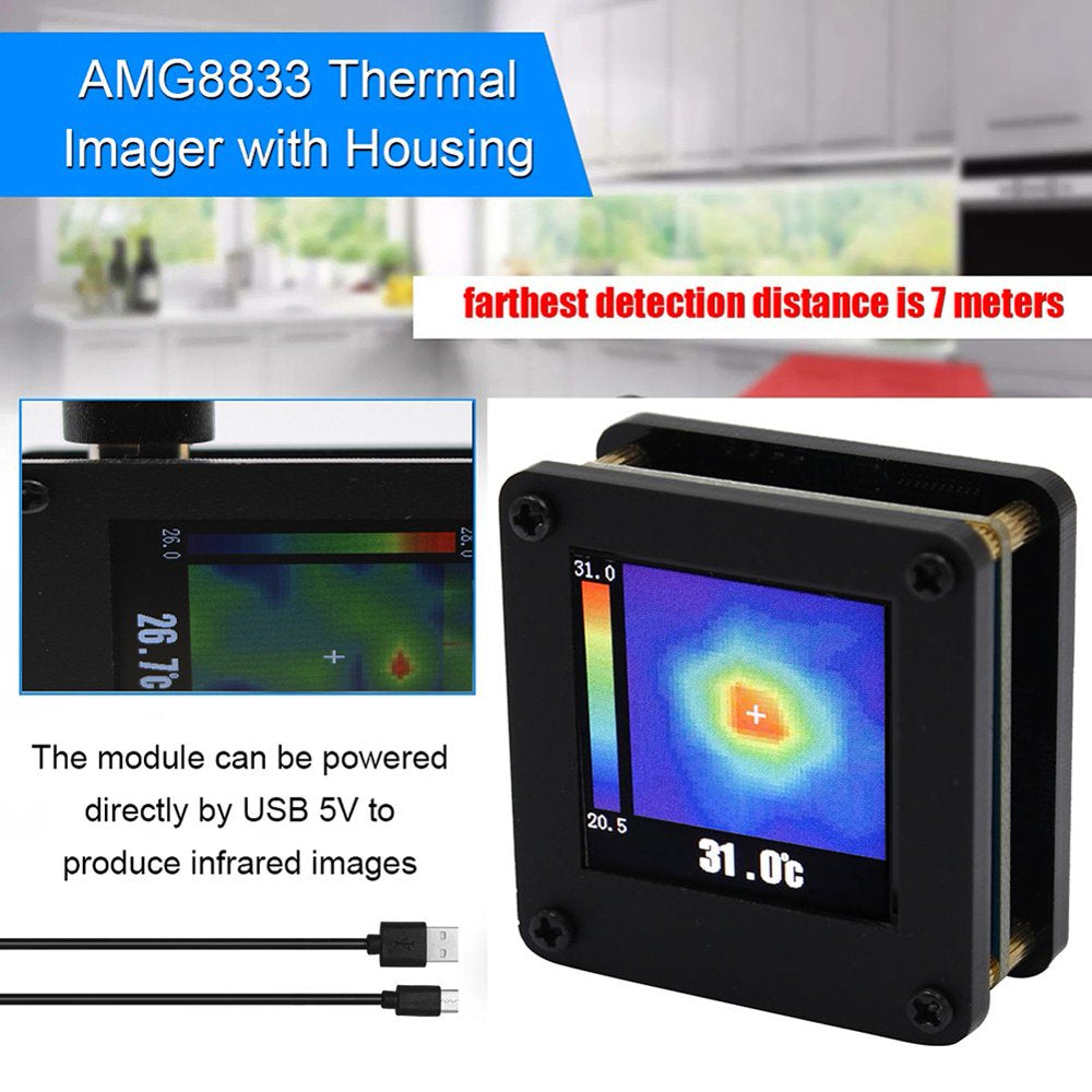 BUYISI Amg8833 Ir 8*8 Infrared Thermal Imaging Camera Array Temperature Sensor
