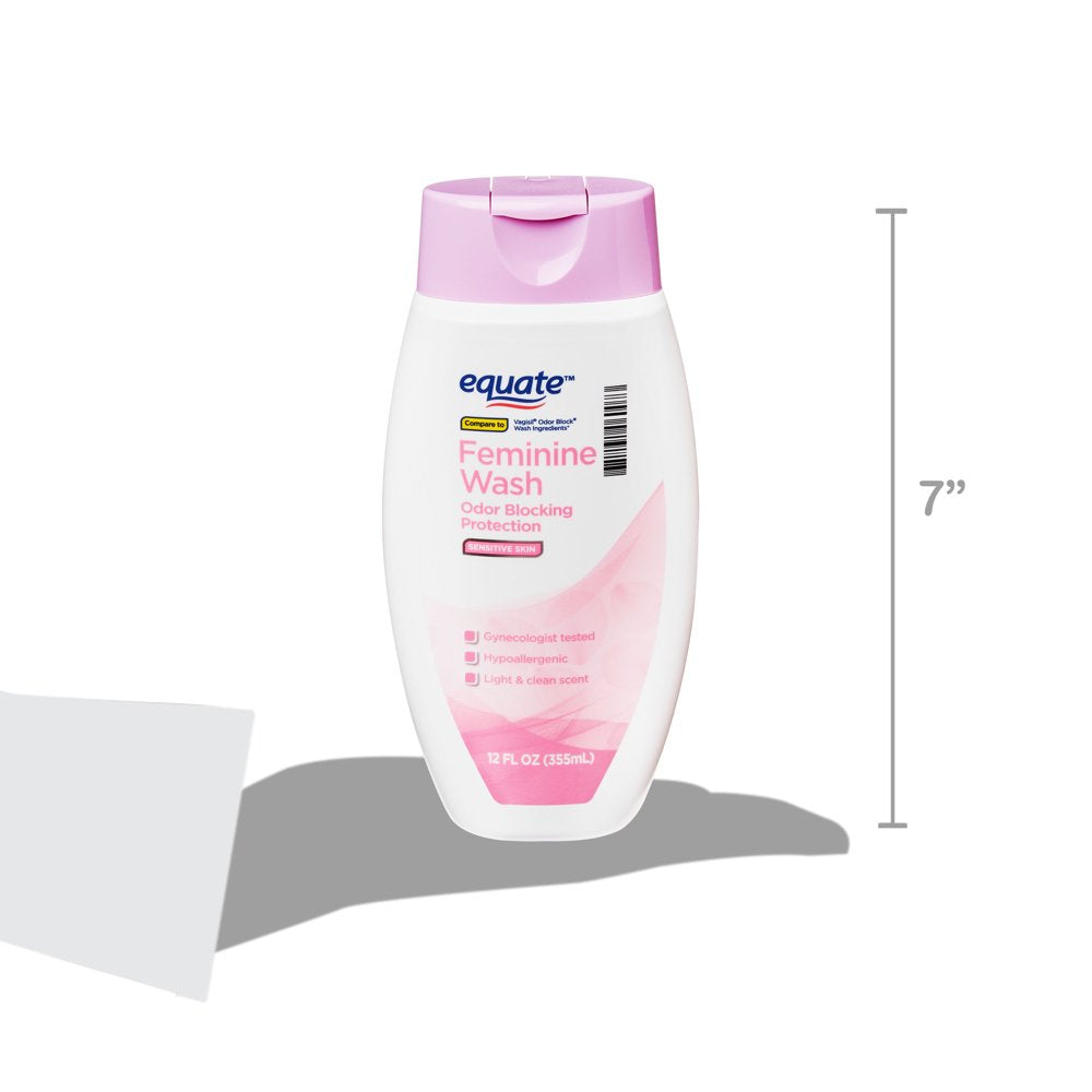 Equate Feminine Wash; Vaginal Cleanser Helps Stop Odor from Happening, 12.0 Ounce
