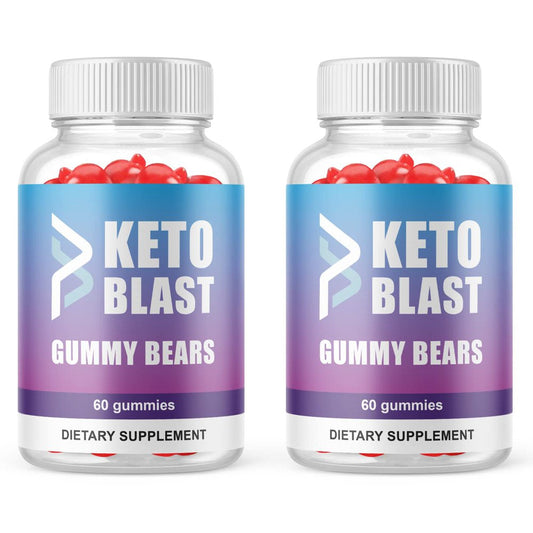 (2 Pack) Keto Blast Gummies - Supplement for Weight Loss - Energy & Focus Boosting Dietary Supplements for Weight Management & Metabolism - Fat Burn - 120 Gummies - Nutricity.com.au