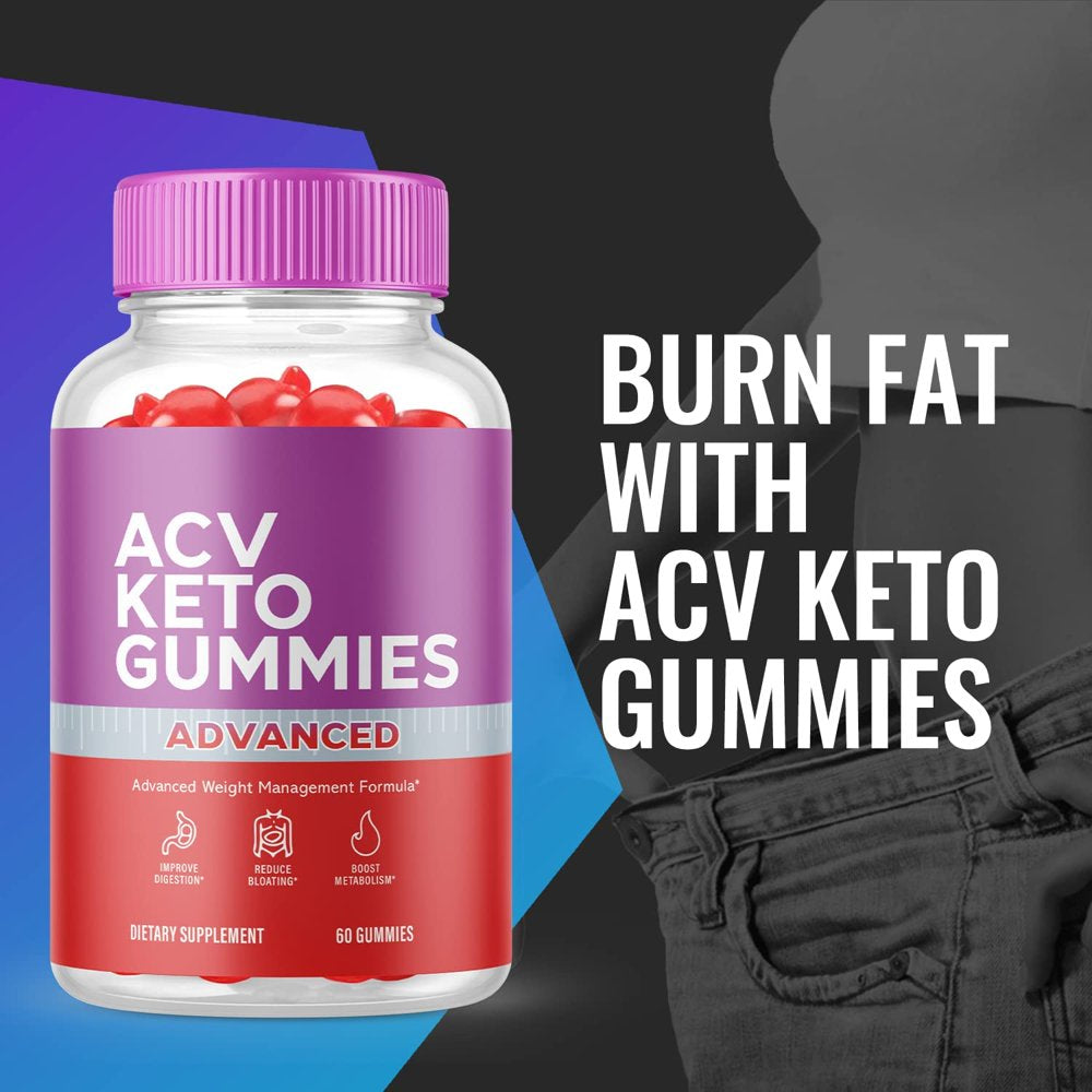 (1 Pack) ACV Keto Gummies - Supplement for Weight Loss - Energy & Focus Boosting Dietary Supplements for Weight Management & Metabolism - Fat Burn - 60 Gummies