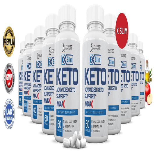 (10 Pack) Xslim Keto ACV MAX Pills 1675Mg Alternative to Gummies Dietary Supplement 600 Capsules - Nutricity.com.au