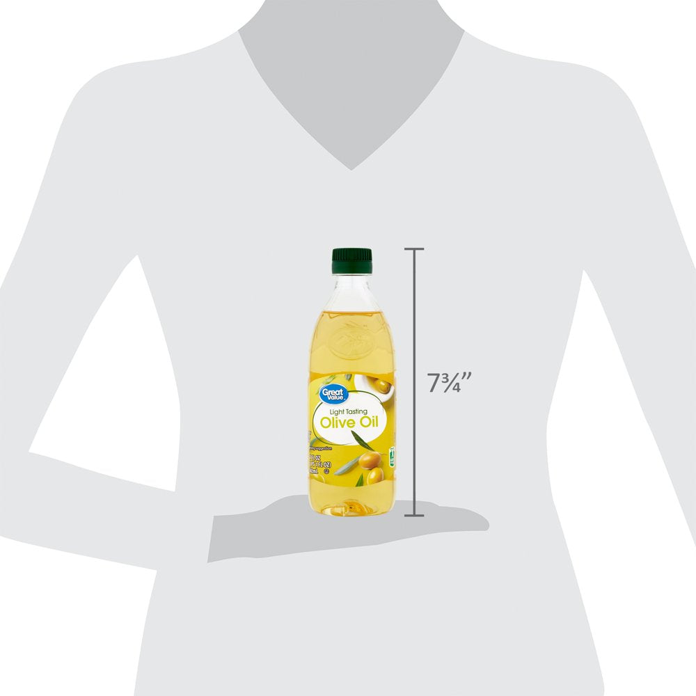 Great Value Light Tasting Olive Oil, 17 Fl Oz