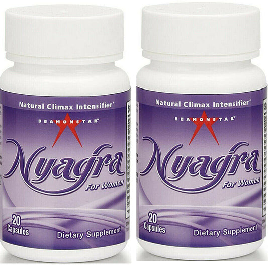 Beamonstar Nyagra for Women-20 Count Bottle (Pack of 2)