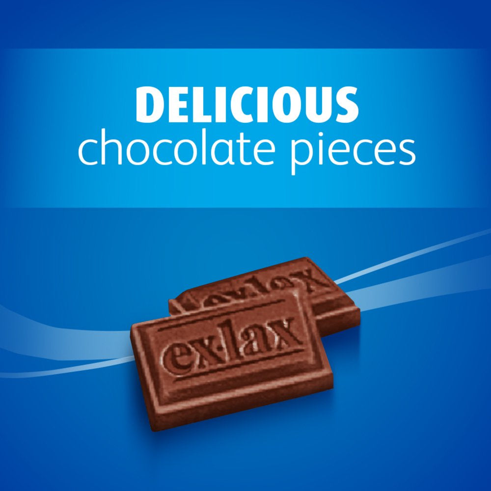 Ex-Lax Regular Strength Chocolated Stimulant Laxative Constipation Relief Pills for Occasional Constipation - 48 Count