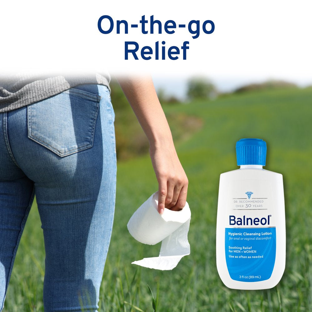 Balneol Hygienic Cleansing Lotion, Moisturize and Balance Ph, 3 Fl Oz