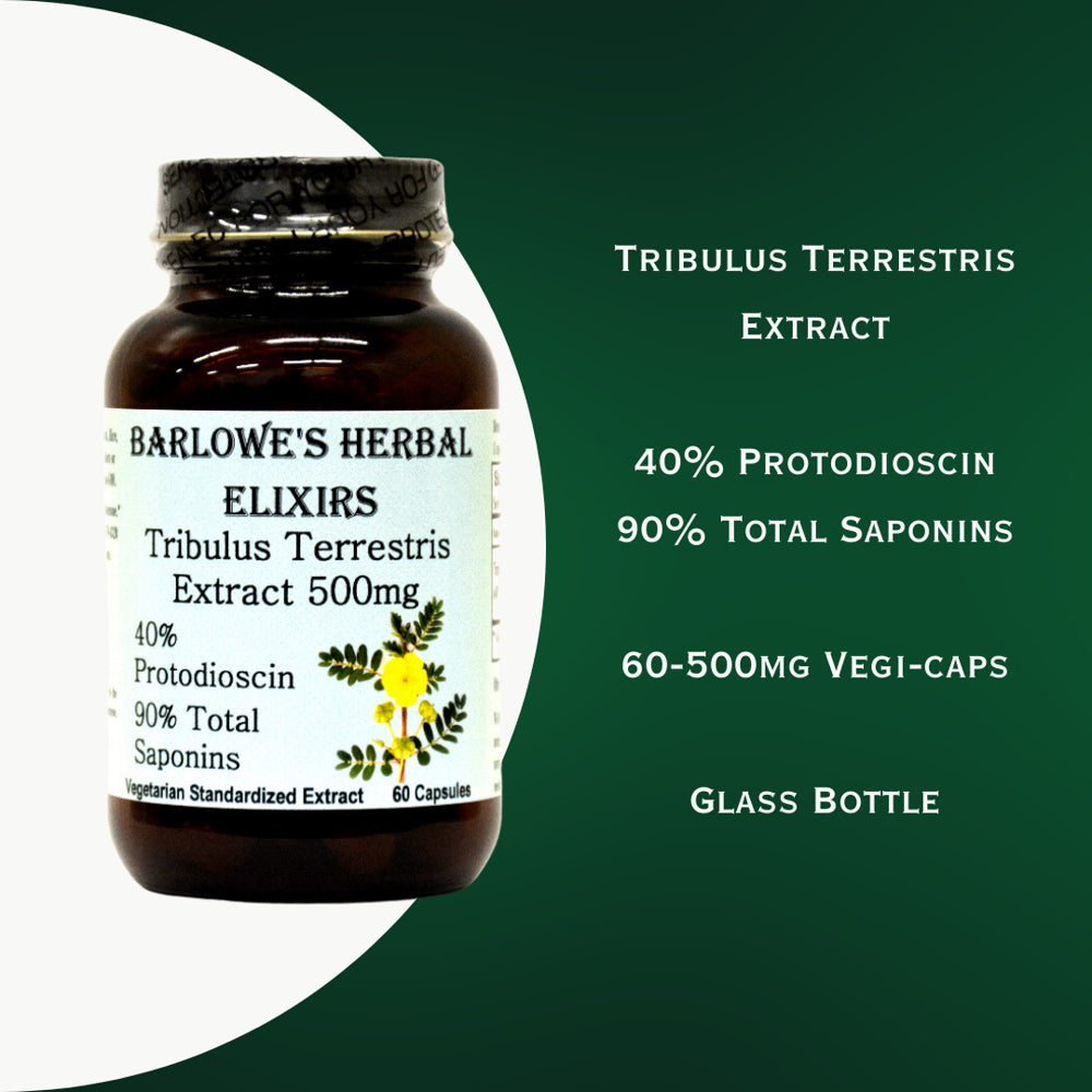 Barlowe'S Herbal Elixirs Tribulus Terrestris Extract- Premium Testosterone Booster