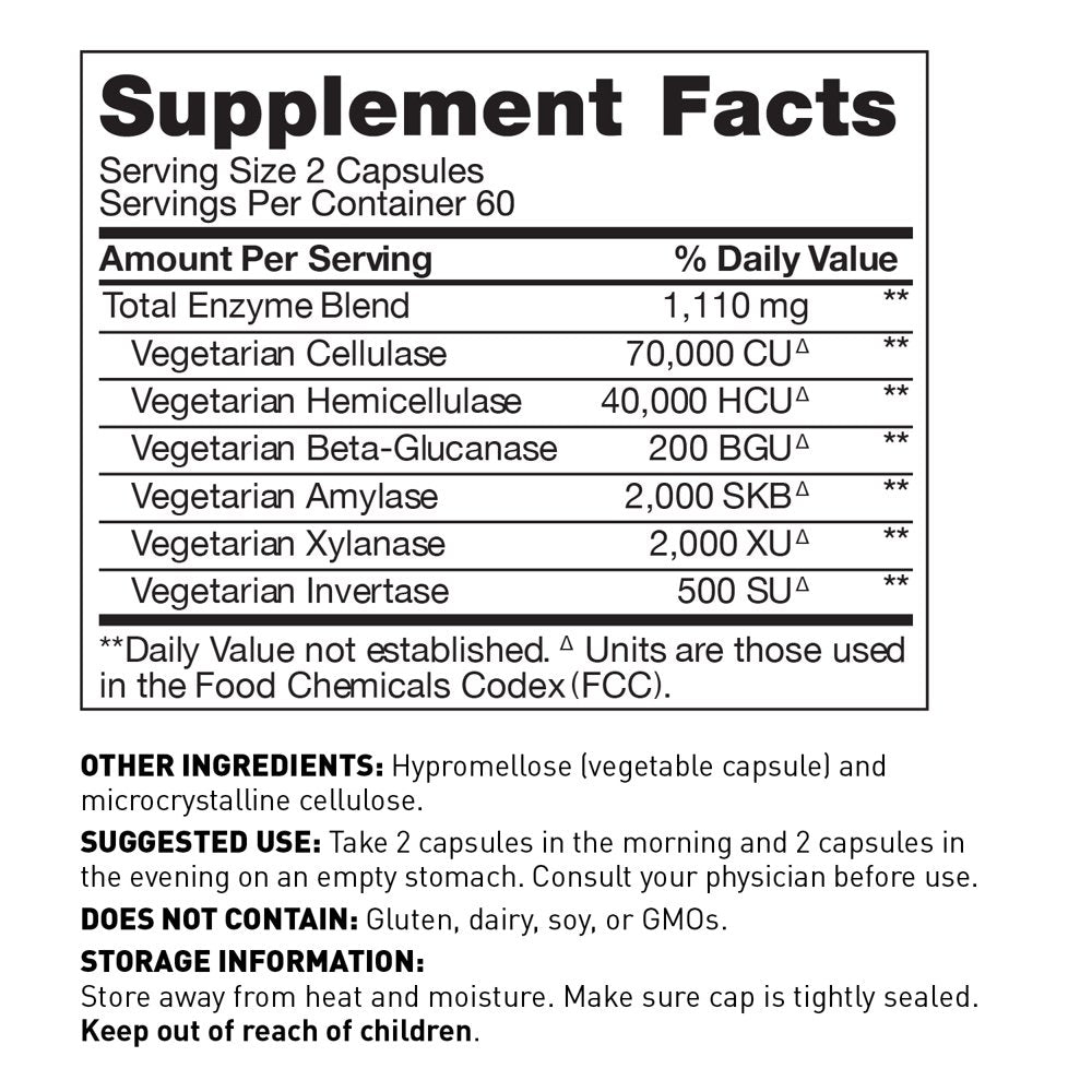 Amy Myers MD Candifense Candida Cleanse - anti Overgrowth and Yeast Supplement - Herb Free Plant Based Enzymes - Supports Digestion & Gut Health - Amylase, Cellulase, Xylanase, Invertase - 120 Caps