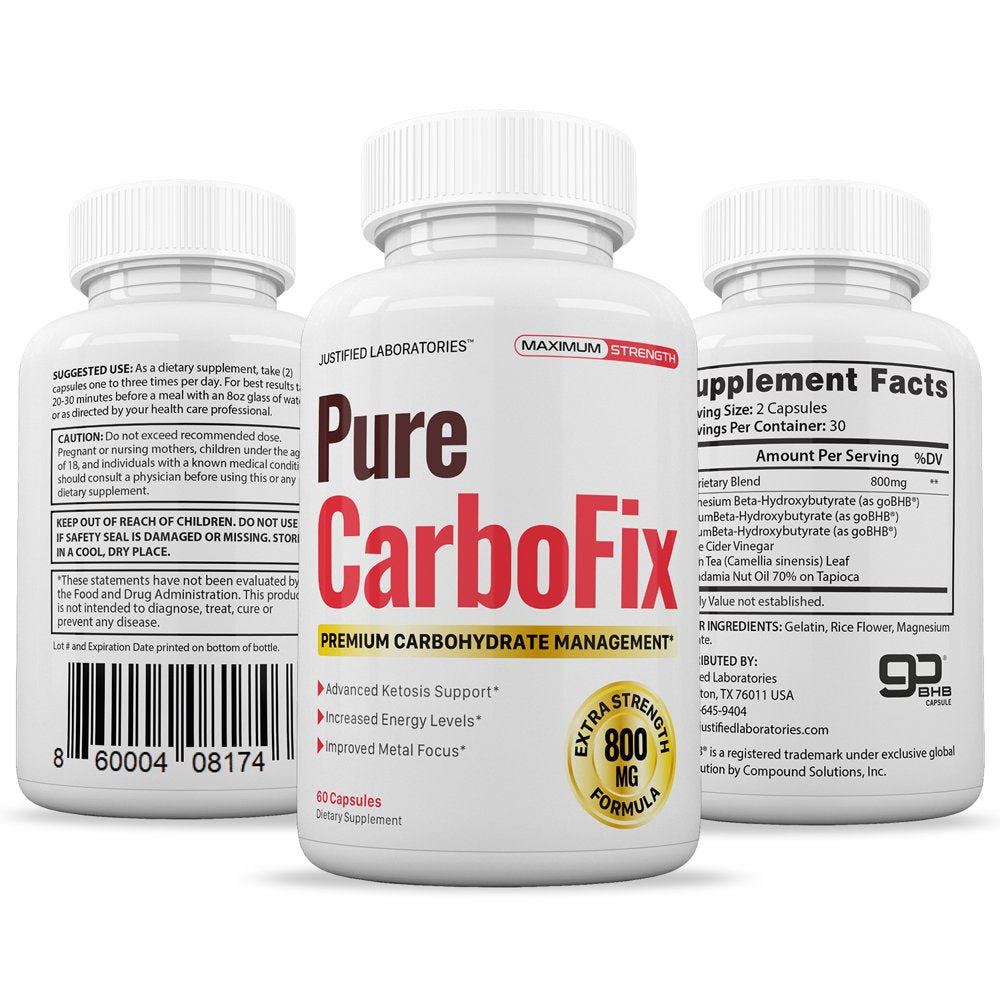 (2 Pack) Pure Carbo Fix Appetite Control Supplement 120 Capsules - Nutricity.com.au