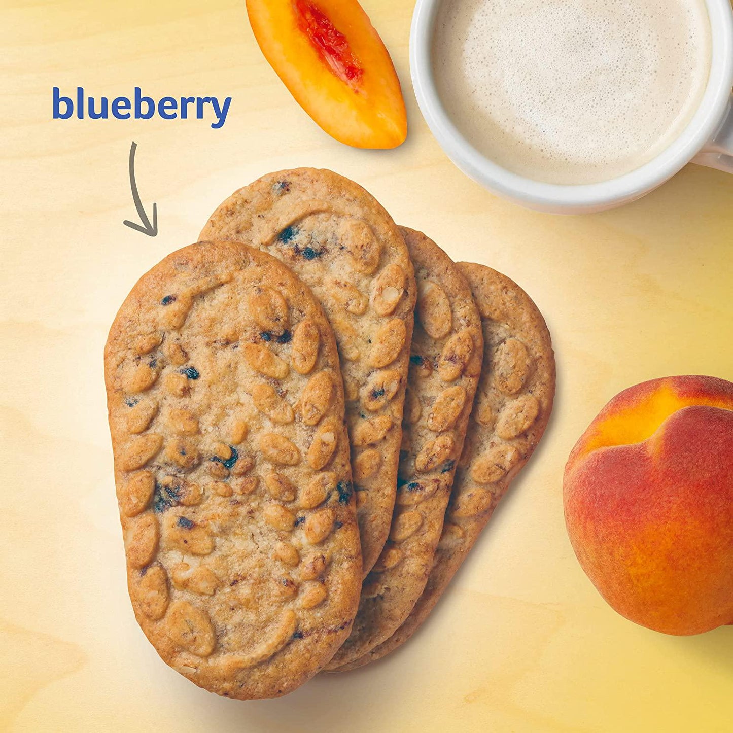 belVita Breakfast Biscuits, Blueberry Flavor, 5 Packs (4 Biscuits Per Pack)