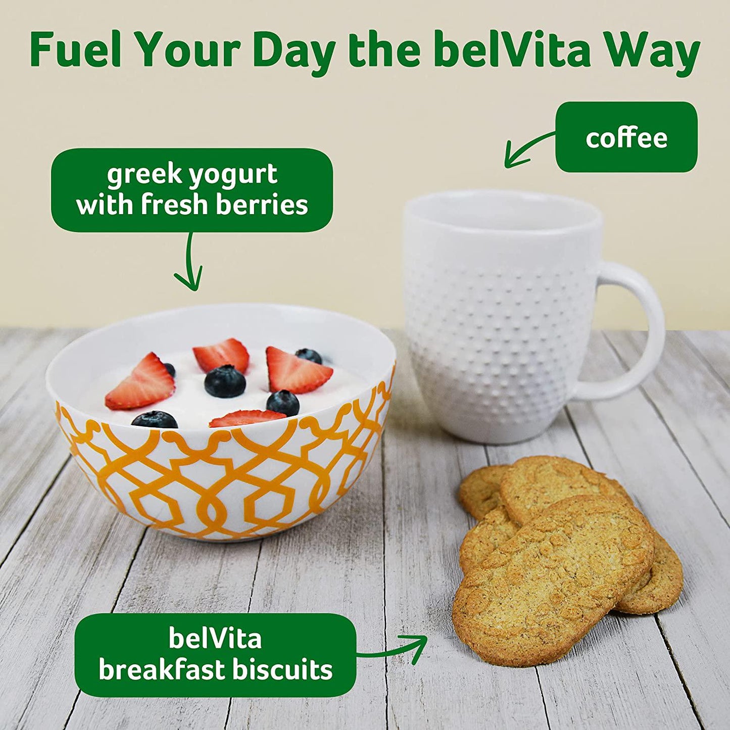 belVita Breakfast Biscuits, Blueberry Flavor, 5 Packs (4 Biscuits Per Pack)