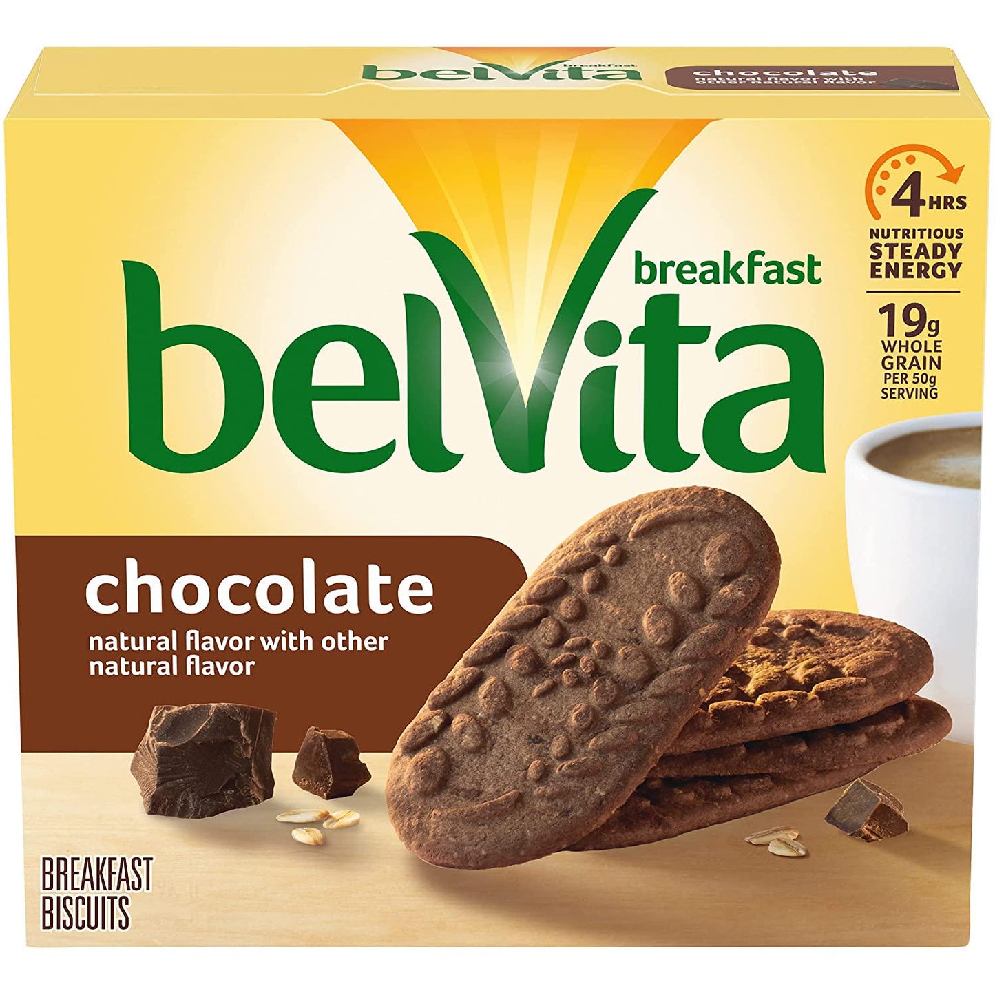 belVita Chocolate Breakfast Biscuits, (Pack of 5)