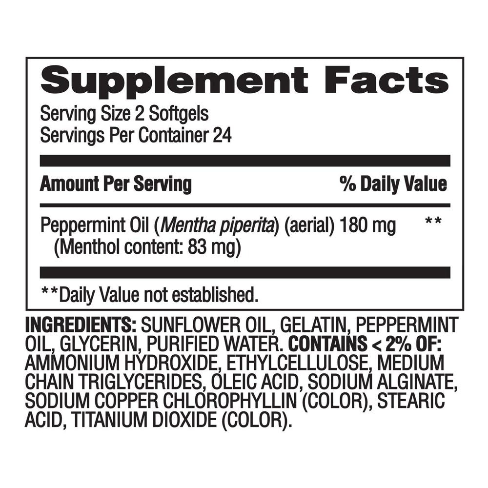 Equate Intestinal Comfort Softgels Dietary Supplement, 48 Count