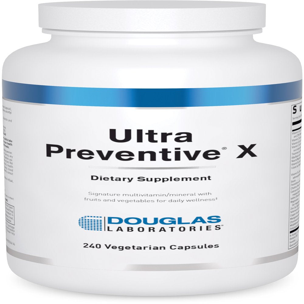 Douglas Laboratories - Ultra Preventive X Capsules - Signature Multivitamin and Mineral Supplement with Fruits and Vegetables for Daily Wellness - 240 Capsules