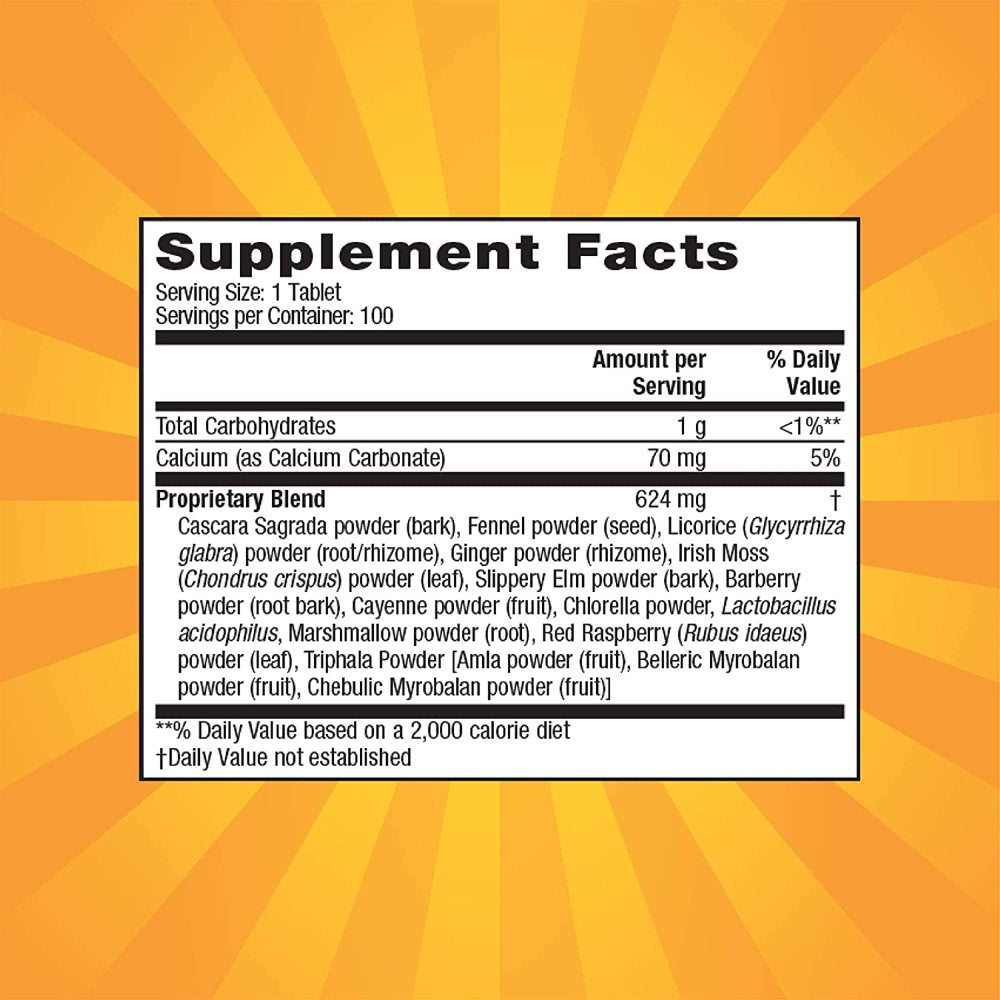 Nature'S Secret Super Cleanse Extra Strength Toxin Detox 100 Tablets with a Pill Case