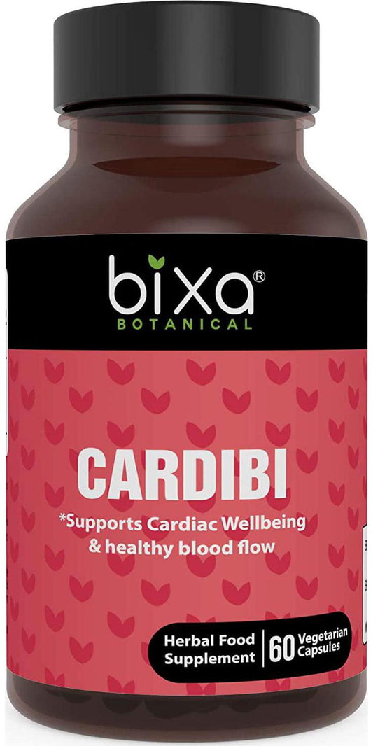 bixa BOTANICAL Cardibi Capsules, Arjuna And Garlic Extract For Supporting Cardiac Wellbeing and Healthy Blood Circulation - 60 Veg Capsules (450Mg)