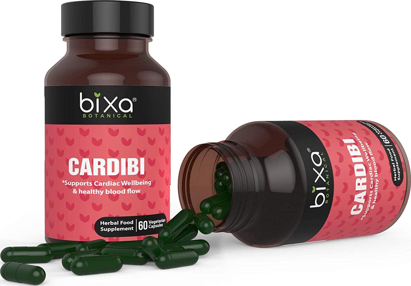 bixa BOTANICAL Cardibi Capsules, Arjuna And Garlic Extract For Supporting Cardiac Wellbeing and Healthy Blood Circulation - 60 Veg Capsules (450Mg)