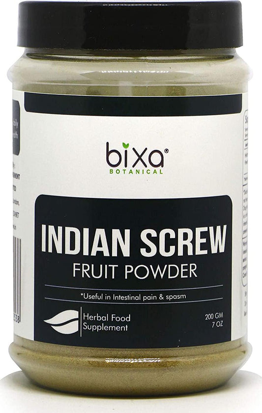 bixa BOTANICAL Indian Screw Tree Powder(Helicteres Isora) | Useful In Intestinal Pain and Spasm - 7 Oz (200G)