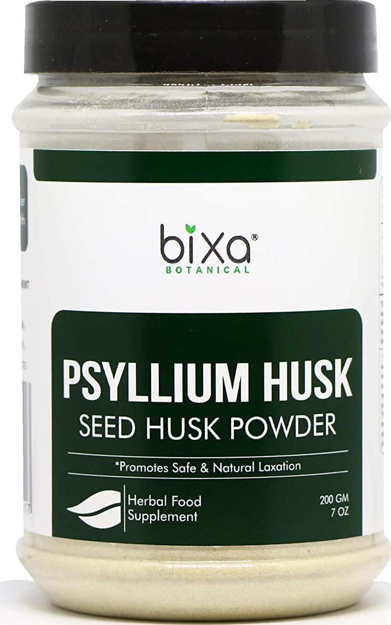 bixa BOTANICAL Psyllium Husk Powder(Plantago Ovata) Daily Laxative Fibre, Natural Dietary Supplement, Maintains Gut(Intestinal) Motility and Eliminate Toxic Waste. Natural Safe Laxative With Fibres 200G