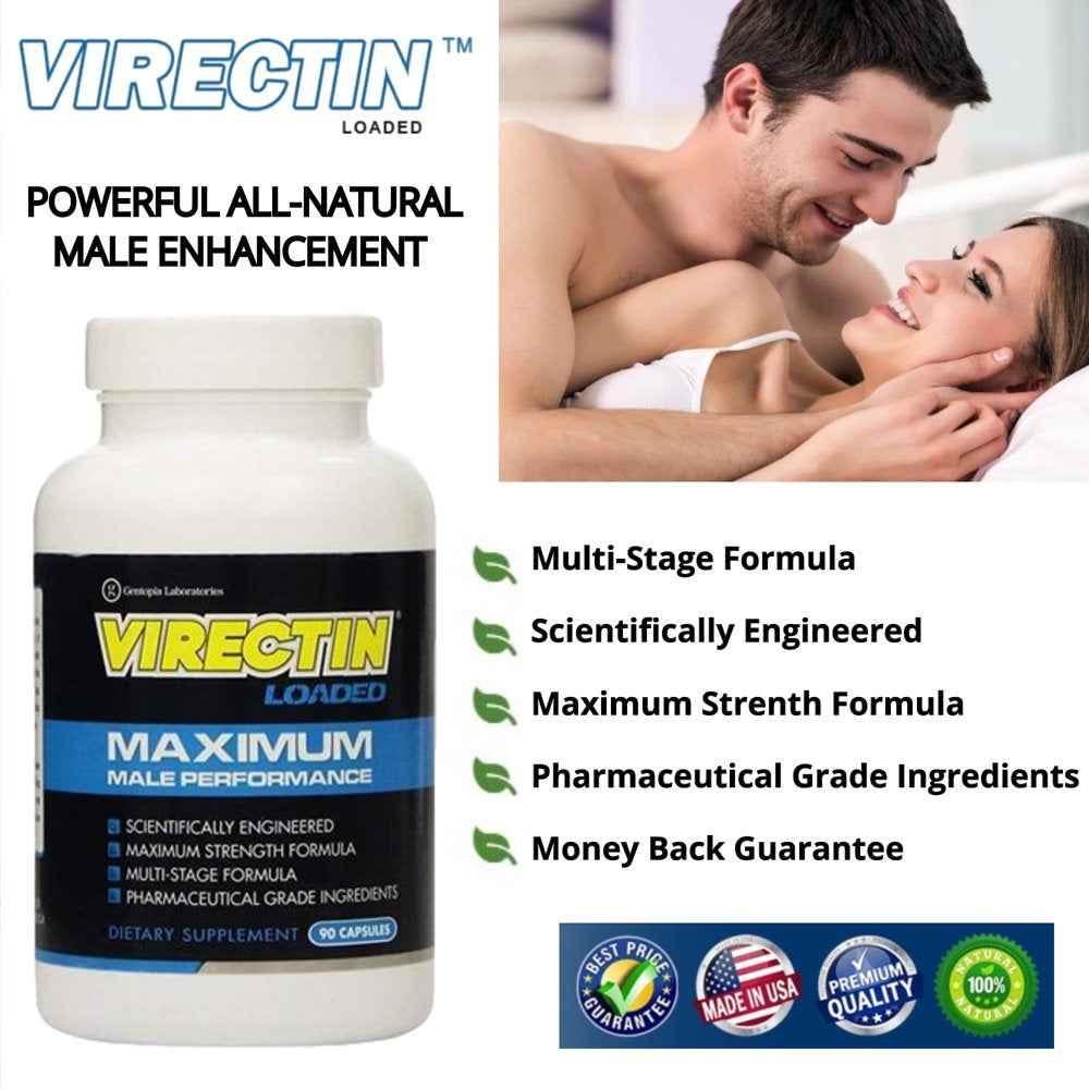 Virectin Loaded - 4 Bottles (90 Capsules Each)