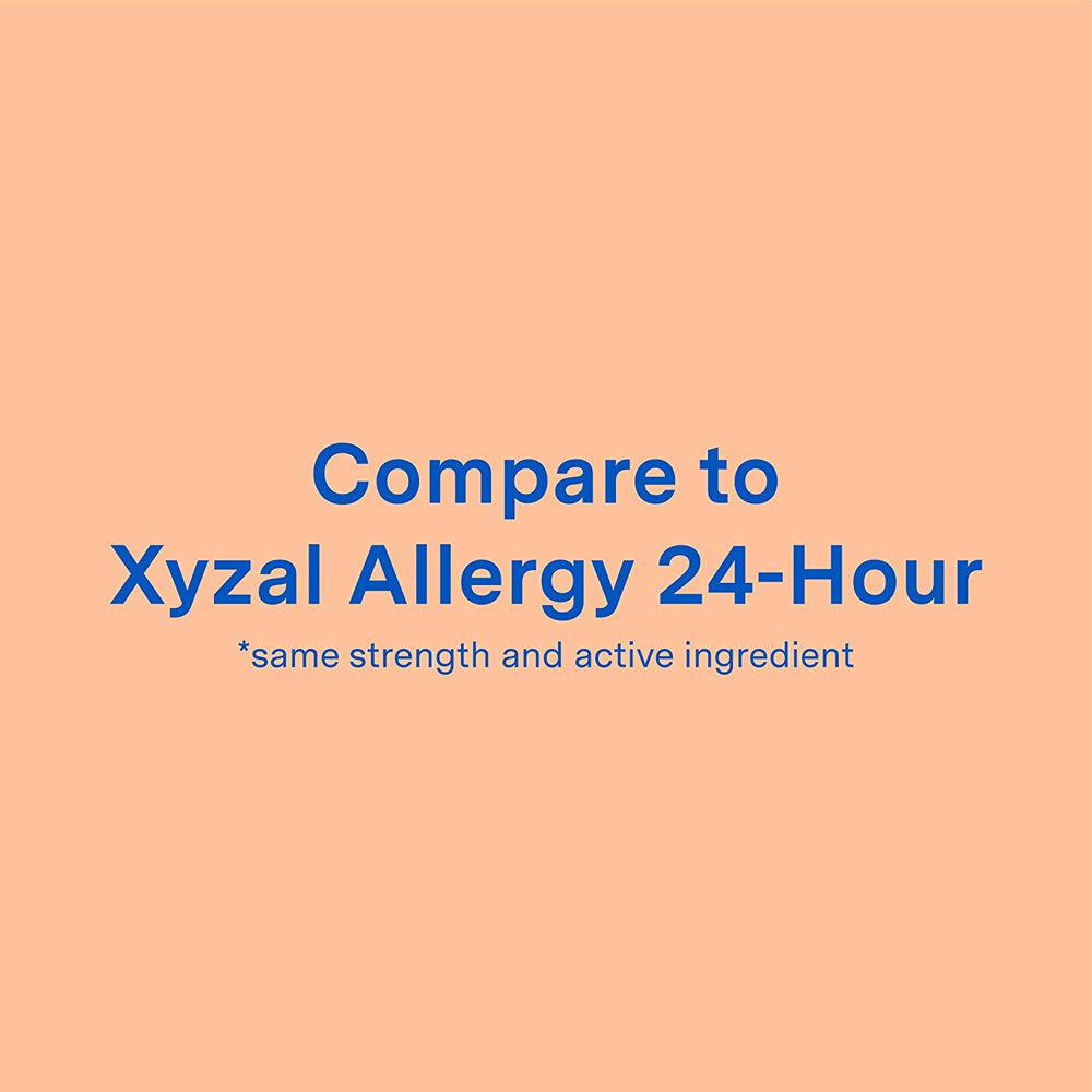 Curist Allergy Relief Medicine Generic Xyzal Levocetirizine 5 Mg Antihistamine Tablets 24 Hour 90 Ct