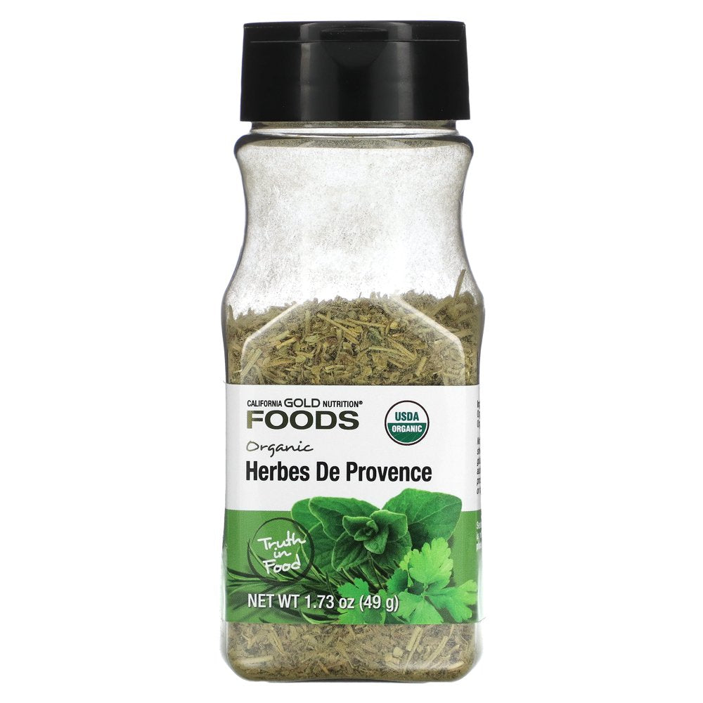California Gold Nutrition FOODS - Organic Herbes De Provence, 1.73 Oz (49 G)