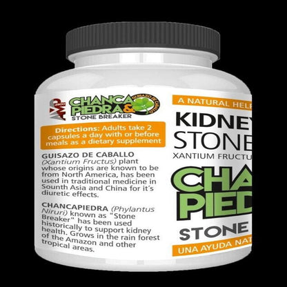 CHANCA PIEDRA Kidney Stone Breaker Liver Detox Pills 1800 Mg EXTRACT 120 Capsule