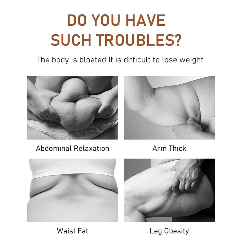 EJWQWQE Abdominal Massage Essential Oil Fitness Exercise Sweating Fever Fat Burning Fat Burst Milk Essential Oil（30Ml）