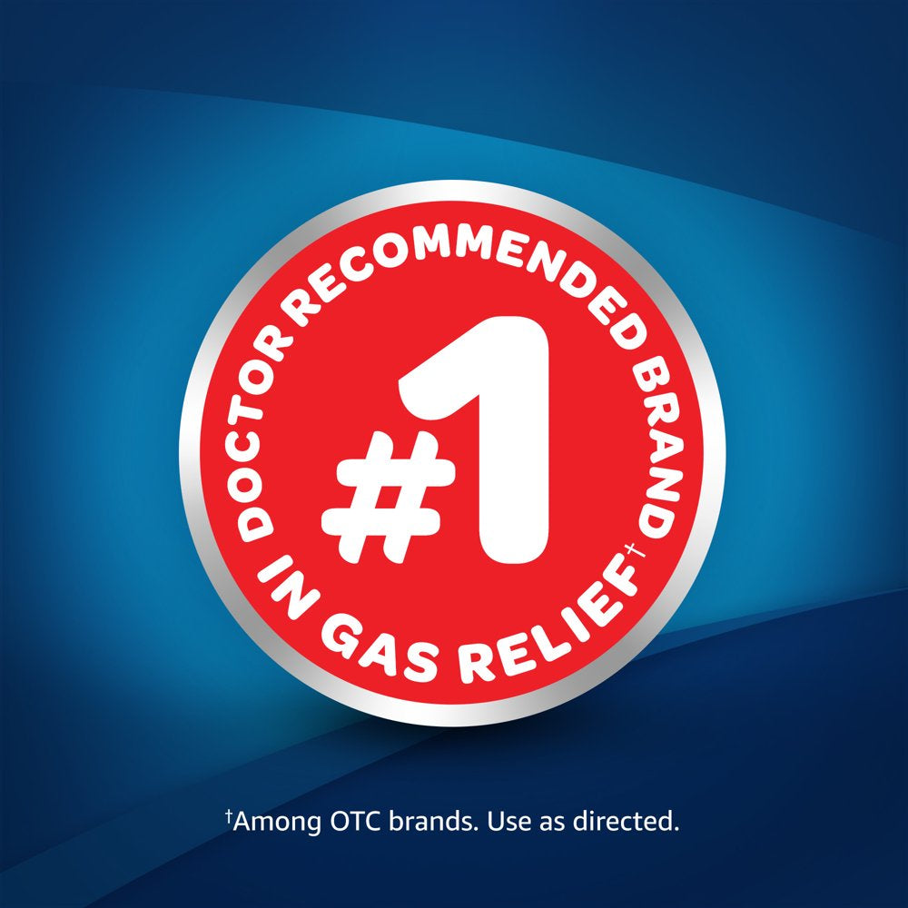 Gas-X Extra Strength Simethicone Softgels Medicine for Fast Gas Relief, 72 Count