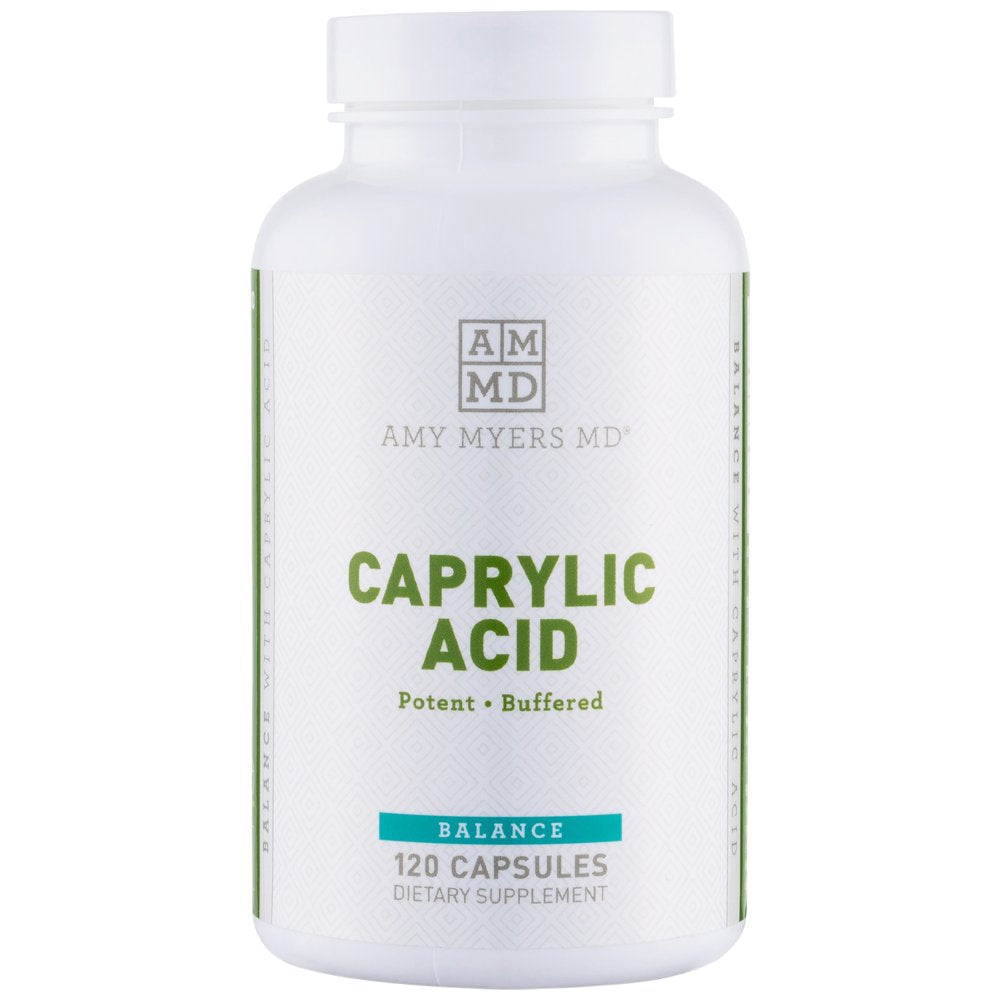 Amy Myers MD Caprylic Acid Capsules 800 Mg for Healthy Gut - 120 Cap Dietary Supplement