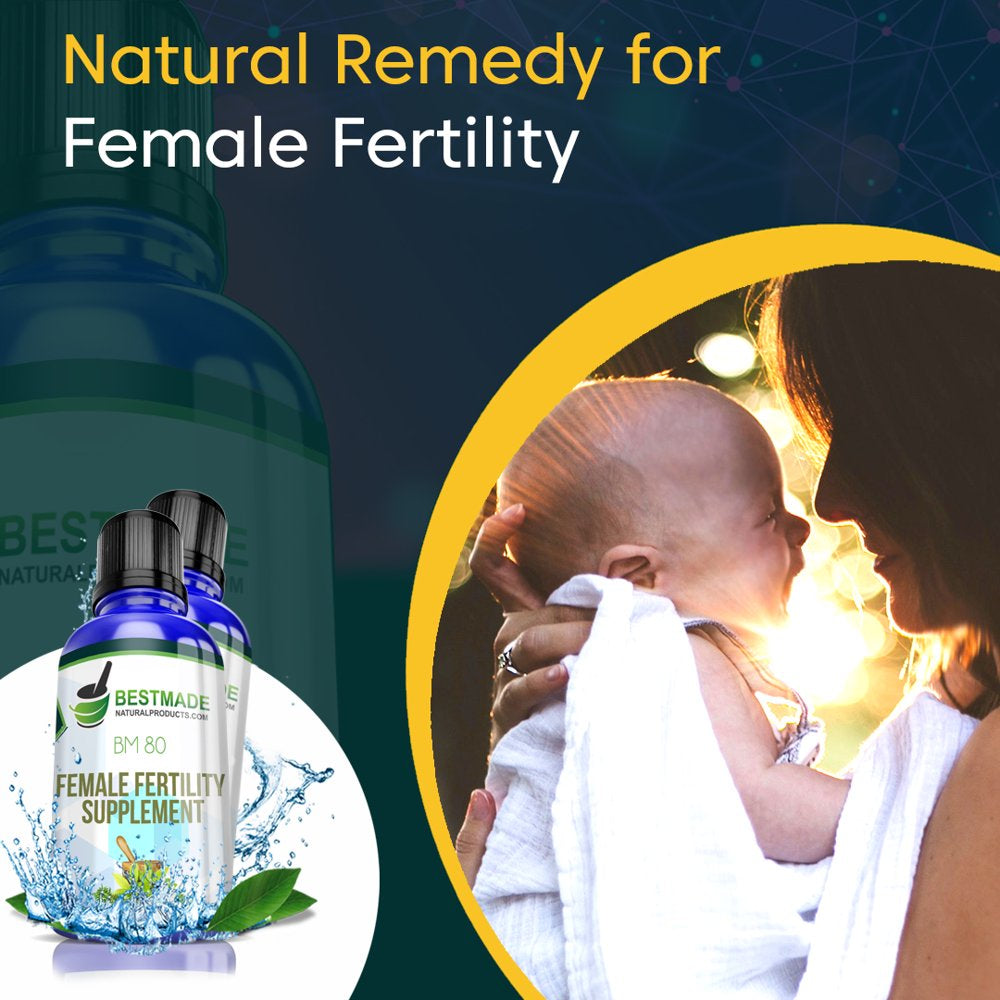Female Fertility Supplement BM80 Reproductive Health Remedy - Bestmade Natural Products