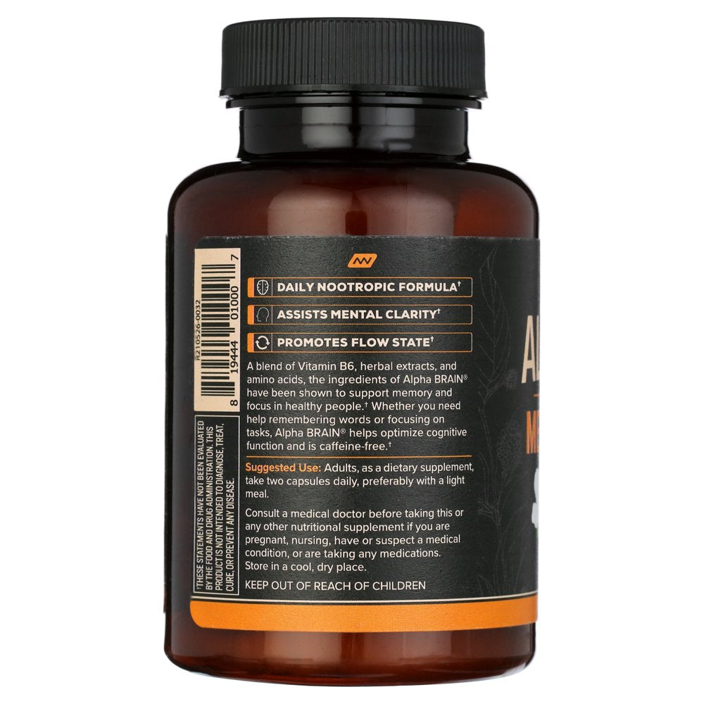 Alpha Brain, Memory & Focus, 30 Capsules, Onnit