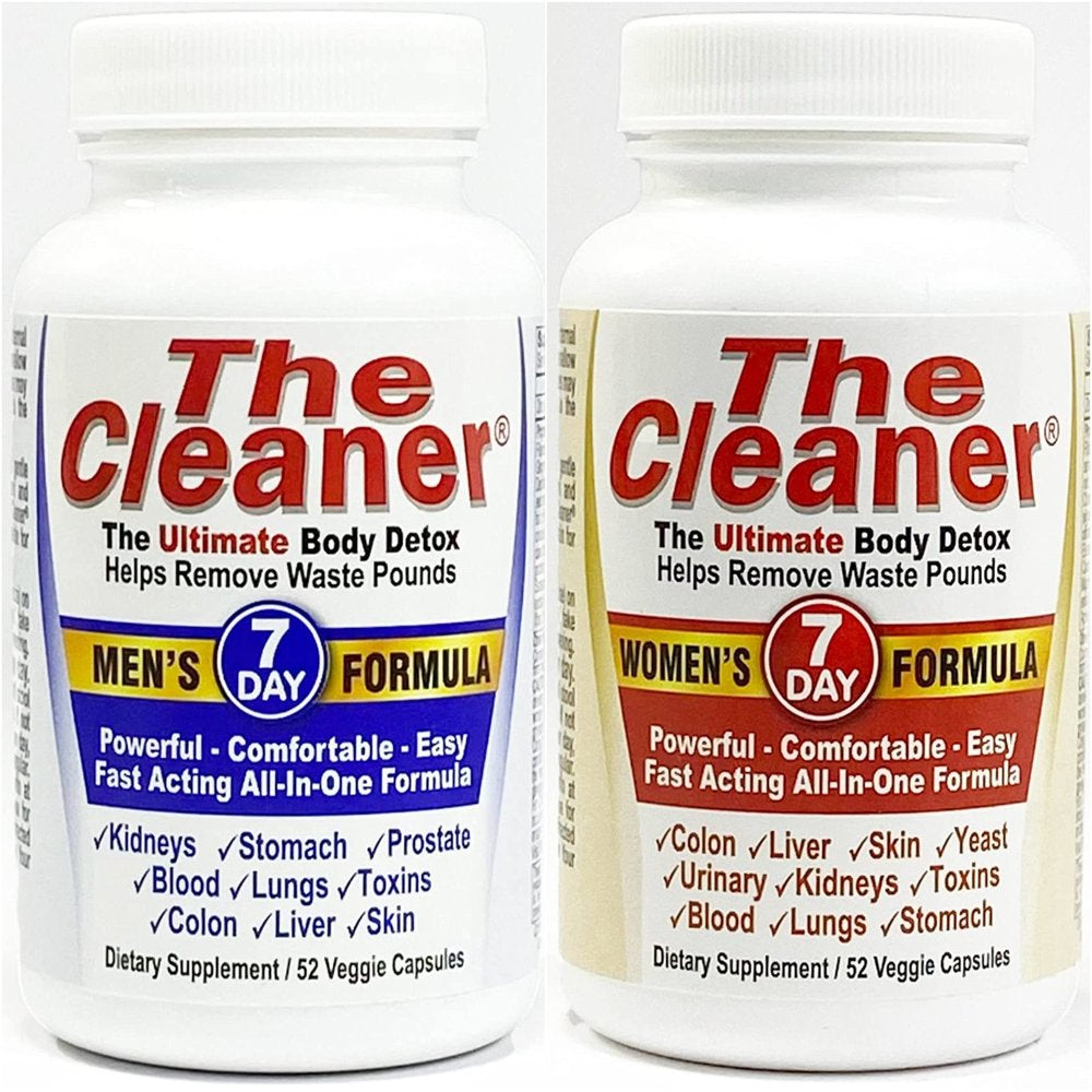 Century Systems the Cleaner 7-Day Women'S and 7-Day Men'S Formula, 52 Capsules Each