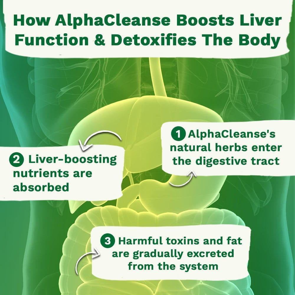 Edenboost Alphacleanse | Liver Health and Detox Blend Made with 12 Organic Superfoods. Milk Thistle, Dandelion Root, Burdock Root. Formulated for Detox Support, Liver, Digestive Health(1 Bottle)