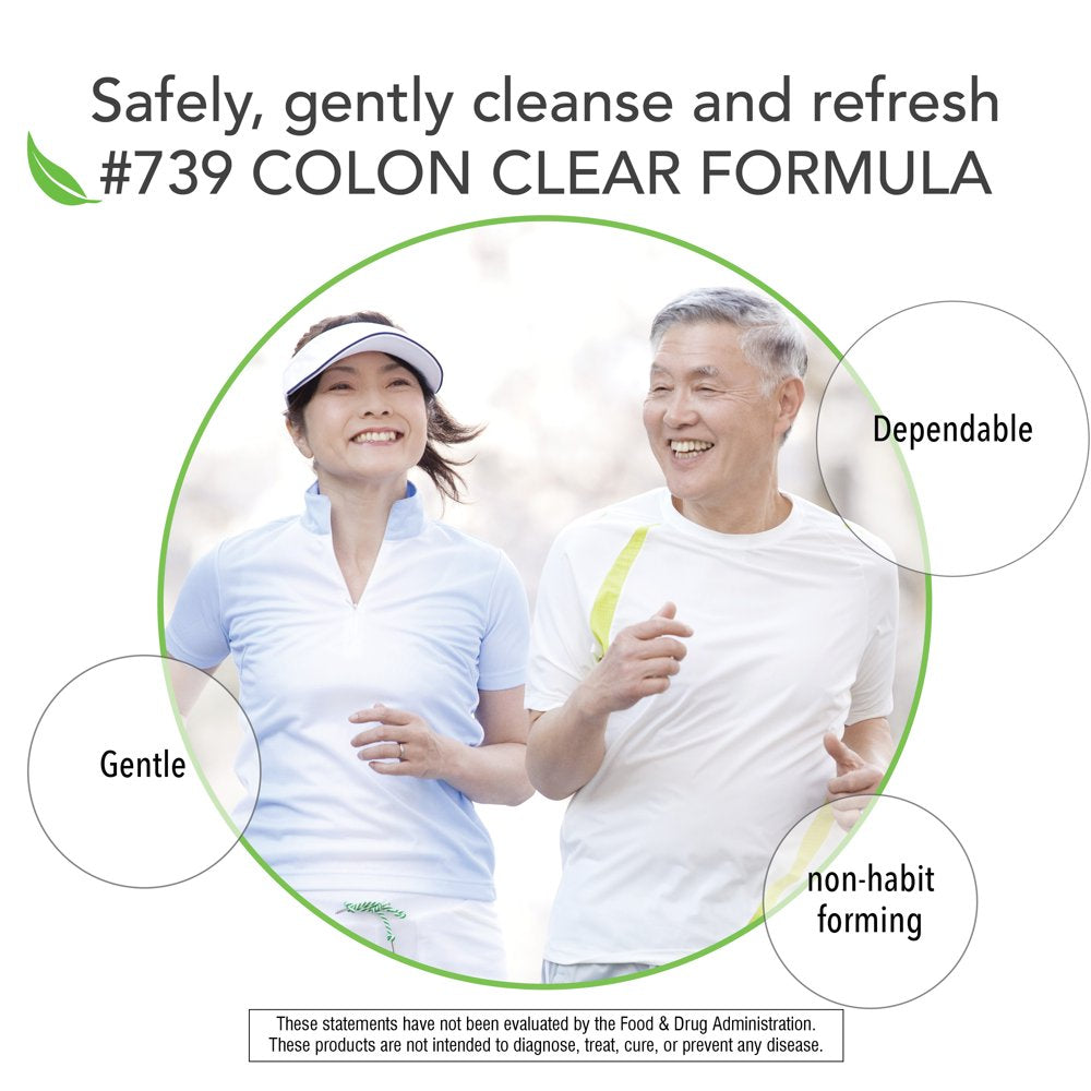 Botanic Choice No. 739 Colon Clear Formula Daily Colon Supplement, 180 Ct