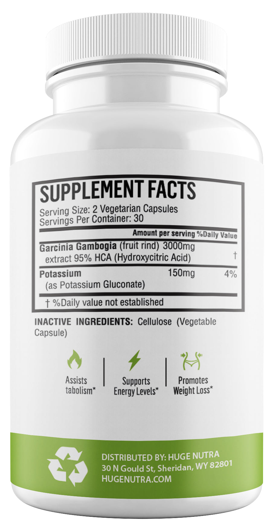 Garcinia Cambogia Extract - 95% HCA 3000Mg Capsules - Weight Loss Supplement - Burn Fat & Boost Metabolism, Highest Potency Diet Pills for Men & Women