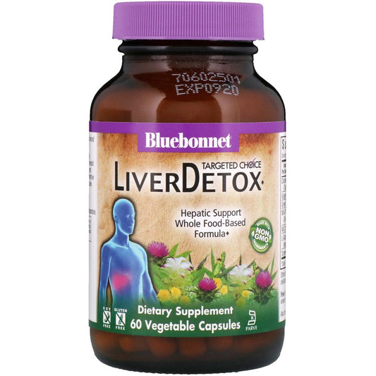 Bluebonnet Nutrition Targeted Choice Liver Detox 60 Vegetable Capsules