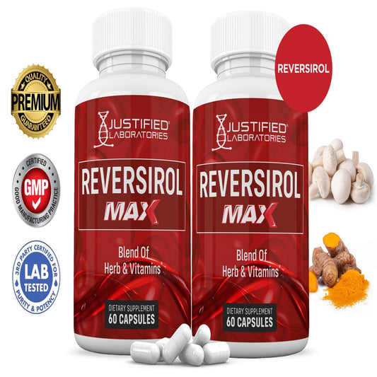 (2 Pack) Reversirol Max Max Advanced Formula 1295MG 120 Capsules - Nutricity.com.au