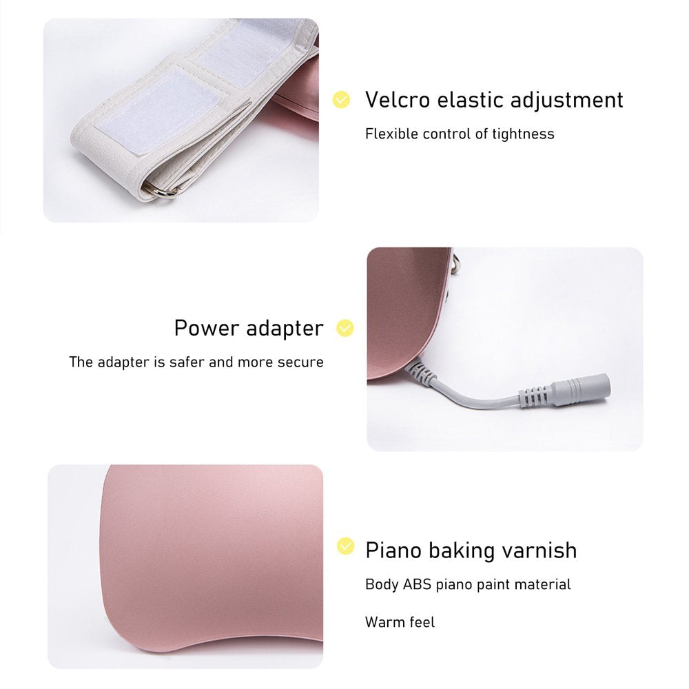 Big Holiday 50% Clear! Slimming Belt Abdominal Massager Portable Weight Loss Machine with 10 Kinds of Vibration Strength for Women Men Gifts