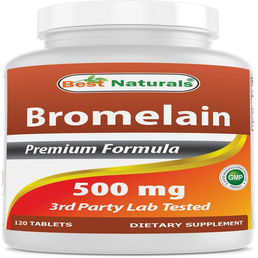 Best Naturals Bromelain 500 Mg 120 Tablets