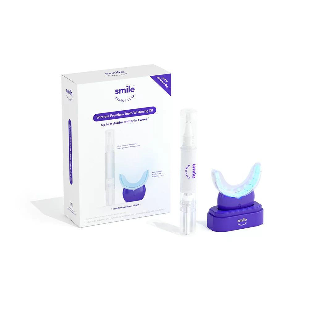 Smiledirectclub Pro Strength Premium Teeth Whitening Kit, Wireless LED Light + 1 Treatment Gel Pen