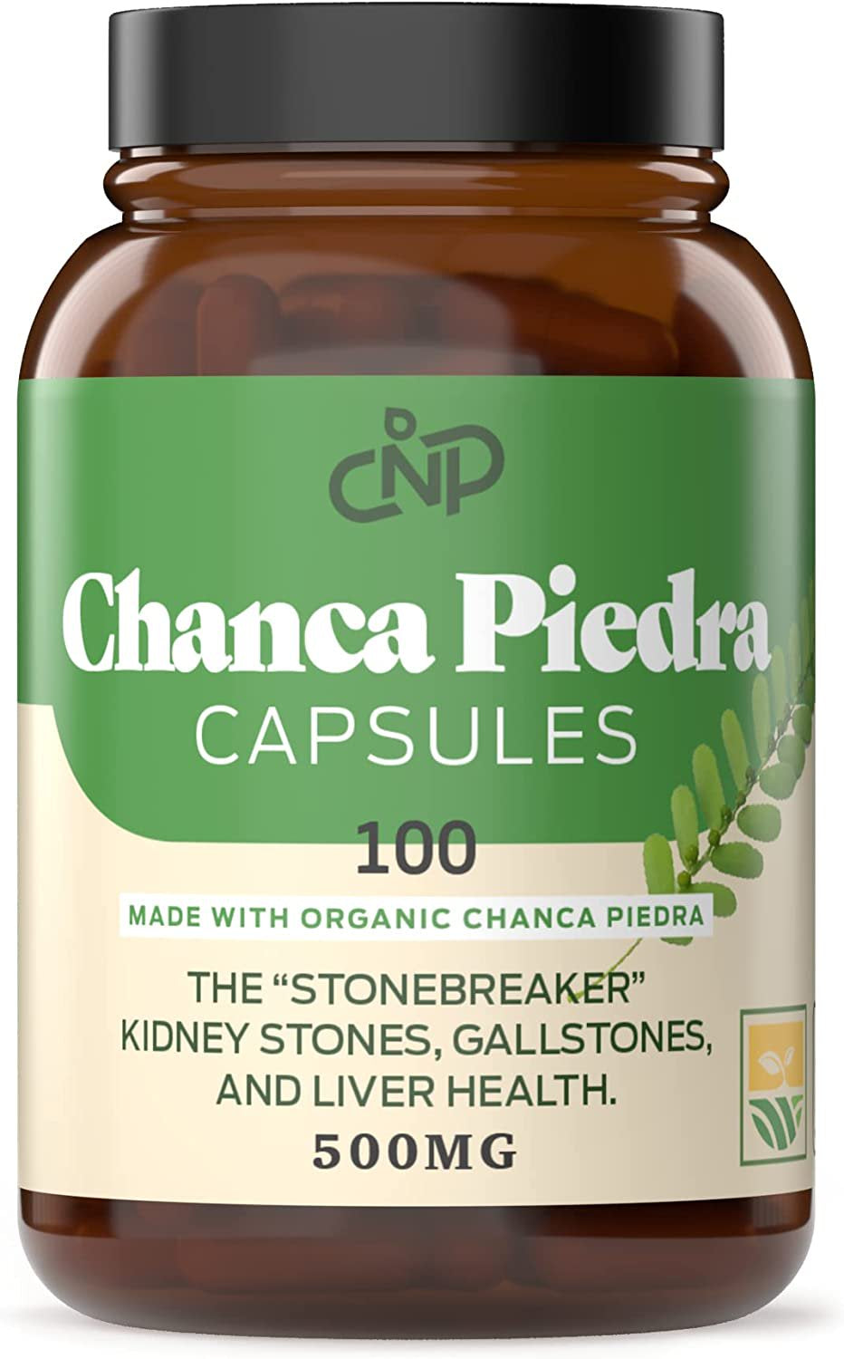 Organic Chanca Piedra Capsules - 500Mg, 100 Pills, Pure Phyllanthus Niruri Stonebreaker Powder